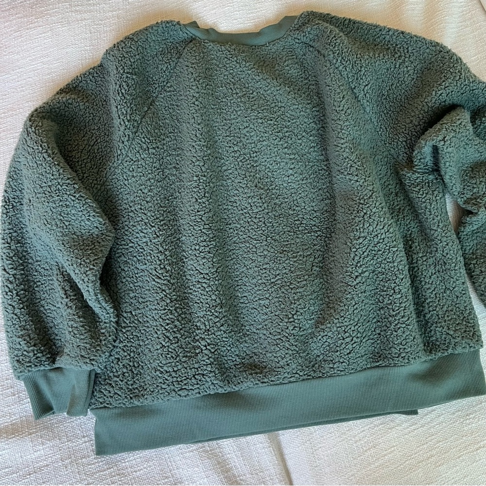 Green Sherpa Teddy Jacket - Picture 4 of 5